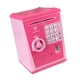 thumbnail image 3 of Alcancía Juguete Aprendizaje Temprano Pequeño Cajero Automático Para Niños Niños Niñas Rosa, 3 of 3