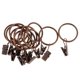 thumbnail image 3 of 12 Piezas De Cortinas De Metal Anillos Para Cortinas Con Clips De Cobre 32 Mm, 3 of 5