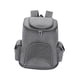 thumbnail image 2 of Mochila transportadora para mascotas, mochila para gatos, bolsas de transporte, bolsa de viaje portátil para excursiones, transportadores para gatos p Gris 6.6lb, 2 of 5