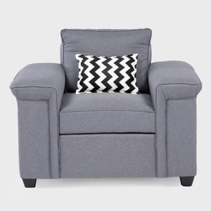 Muebles Cottoni - Butaca 1 Cuerpo Sicilia Tela Gris