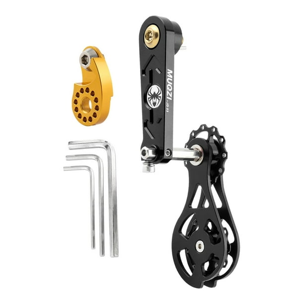 Tensor De Cadena Para Bicicleta - Ajustable, Aleación De Aluminio, Para Conversión A Single-Speed