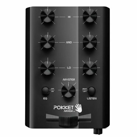 Pokketmixer - Mini Dj Mixer Pokket Mixer, Midnight Black