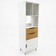 thumbnail image 4 of Estante Organizador Nórdico Con 2 Cajones Madera/Blanco, Diseño Moderno y Funcional, Alta Resistencia, Ideal para Dormitorio u Oficina, 4 of 6