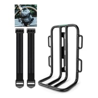 Portaequipaje Frontal Horquilla Aluminio Bicicleta Rockbros Negro