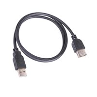 Magideal - Cable De Extensión Usb 2 0 Cable De De Transferencia De Datos Puerto Usb Doble Adaptador A Medidores De Cable De Alta Velocidad Los 60Cm