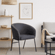 thumbnail image 3 of Sillón Arko de Terciopelo - Gris, 3 of 7