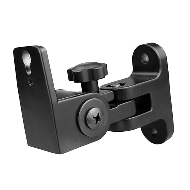 Soporte de pared para altavoz con ajuste vertical de 120 degree y horizontal de 180 degree, soporte resistente para estantería, ideal para pared y sala de estar.
