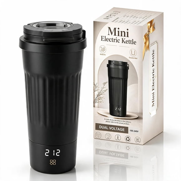 Hervidor Eléctrico LUUPONKO 400 ml 110 V/220 V LCD
