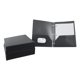 thumbnail image 2 of Folder School Smart de polipropileno con 2 bolsillos, tamaño carta, negro, paquete de 25, 2 of 4