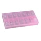 thumbnail image 3 of Organizador De Pastillas De 14 Compartimentos Estuche De Bolsillo De 7 Días Portátil Para Viajes Camping Rosa, 3 of 5
