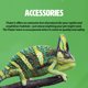 thumbnail image 4 of Cuenco de esquina para reptiles con forma de comida y agua Fluker's, tamaño mediano, 6, 4 of 5