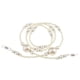 thumbnail image 3 of Anti Slip Collar De Sujetador De Gafas Sunglass Eyewear Cadena De Correa De Cuello Blanco, 3 of 3