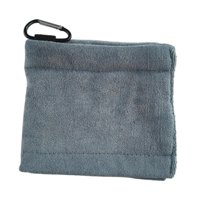 Magideal - Tela De Limpieza De Bolas De Golf, Limpieza, Equipo De Golf, Absorción De Agua, Microfibra, Limpiador De Cabezas De Club De Golf Con Clip Para Golfist Gris