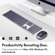 thumbnail image 2 of Combo de teclado y mouse Macally Premium Bluetooth inalámbrico, 2 of 7