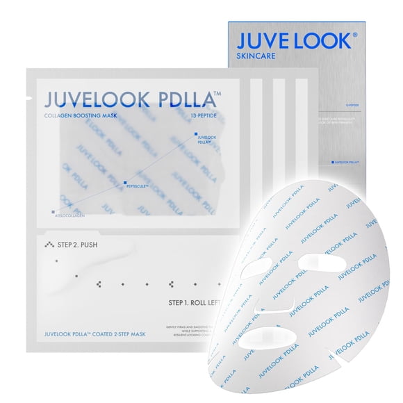 Mascarilla Facial JUVELOOK PDLLA Colágeno - Pack de 4