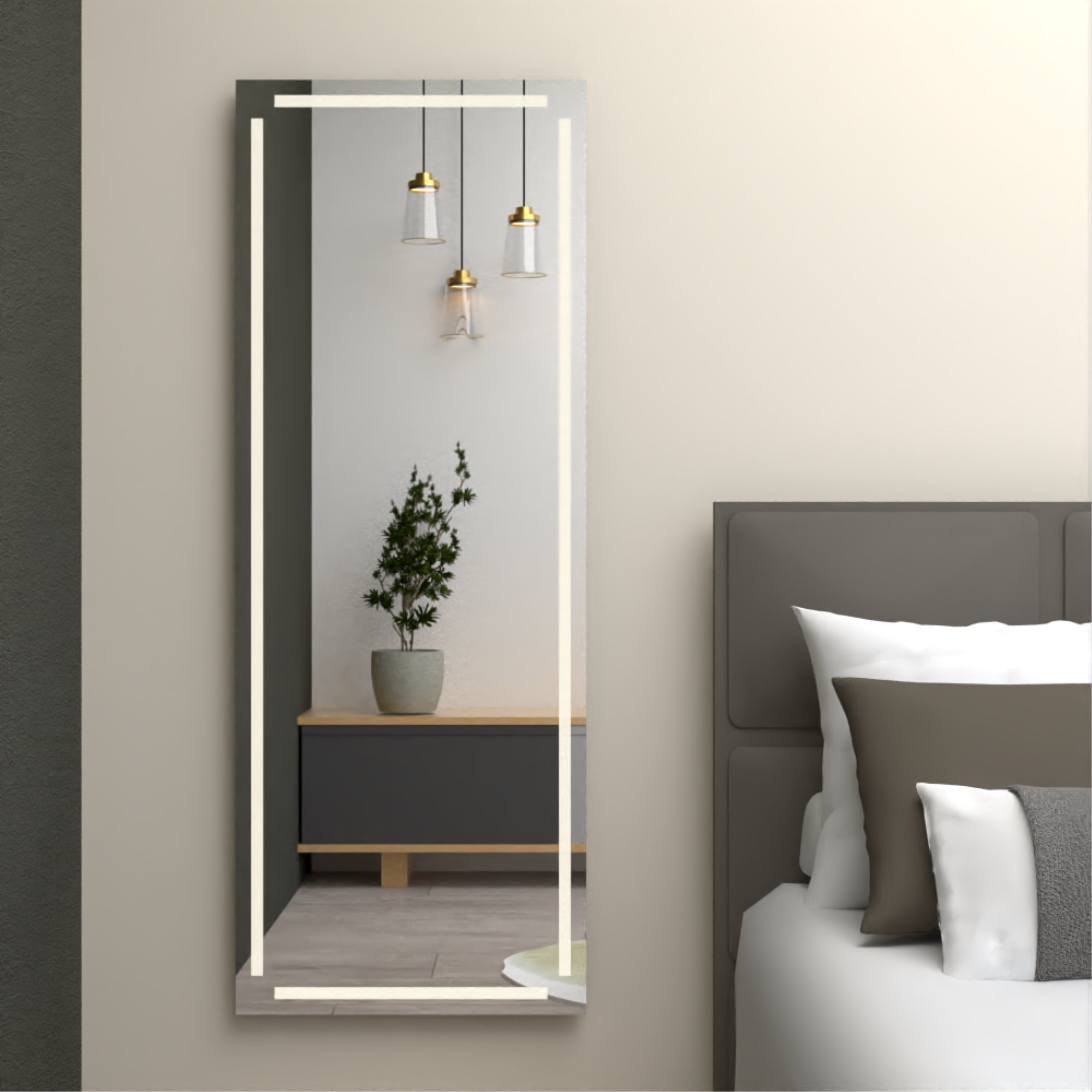 Fmfurniture - Espejo Rectangular Fm-077 130x45x1,9