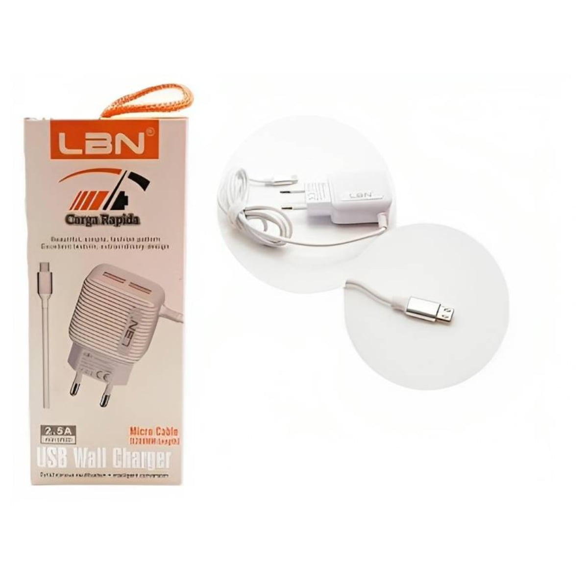 Lbn - Cargador 12v Usb Para Vehículos 2 Puertos