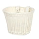 thumbnail image 1 of Cesta De Bicicleta Para Ni?os, Cesta Tejida A Mano, Cesta De Manillar Para Acampar, Picnic, Montar, Color Blanco, 1 of 5