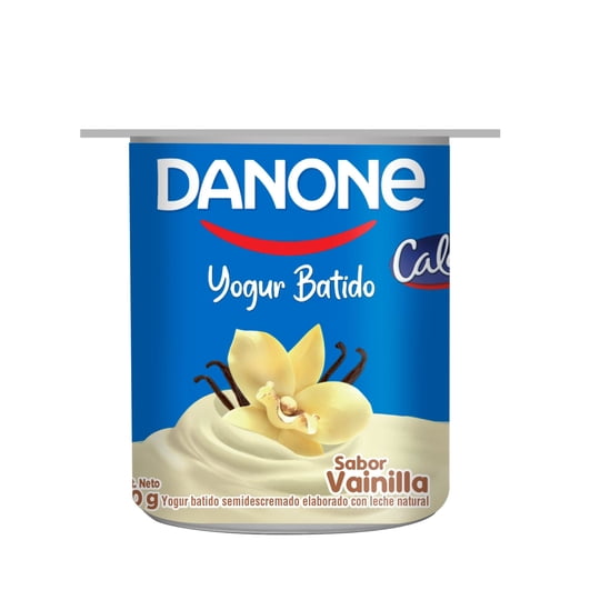 Yoghurt Batido Sabor Vainilla Pote. 110 g Danone