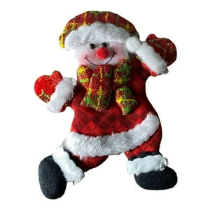 Genérico - Set 12 Monitos Mono De Nieve Para Decorar Arbol De Navidad