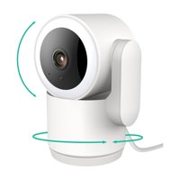 Luna Home - Cámara De Seguridad Interior Luna 2K 360° Con Panorámica E Inclinación Wifi Con Foco