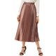 thumbnail image 1 of Falda de fiesta plisada midi con cintura elástica metálica para mujer NOMADIC NOOK 3XL Cobre, 1 of 6