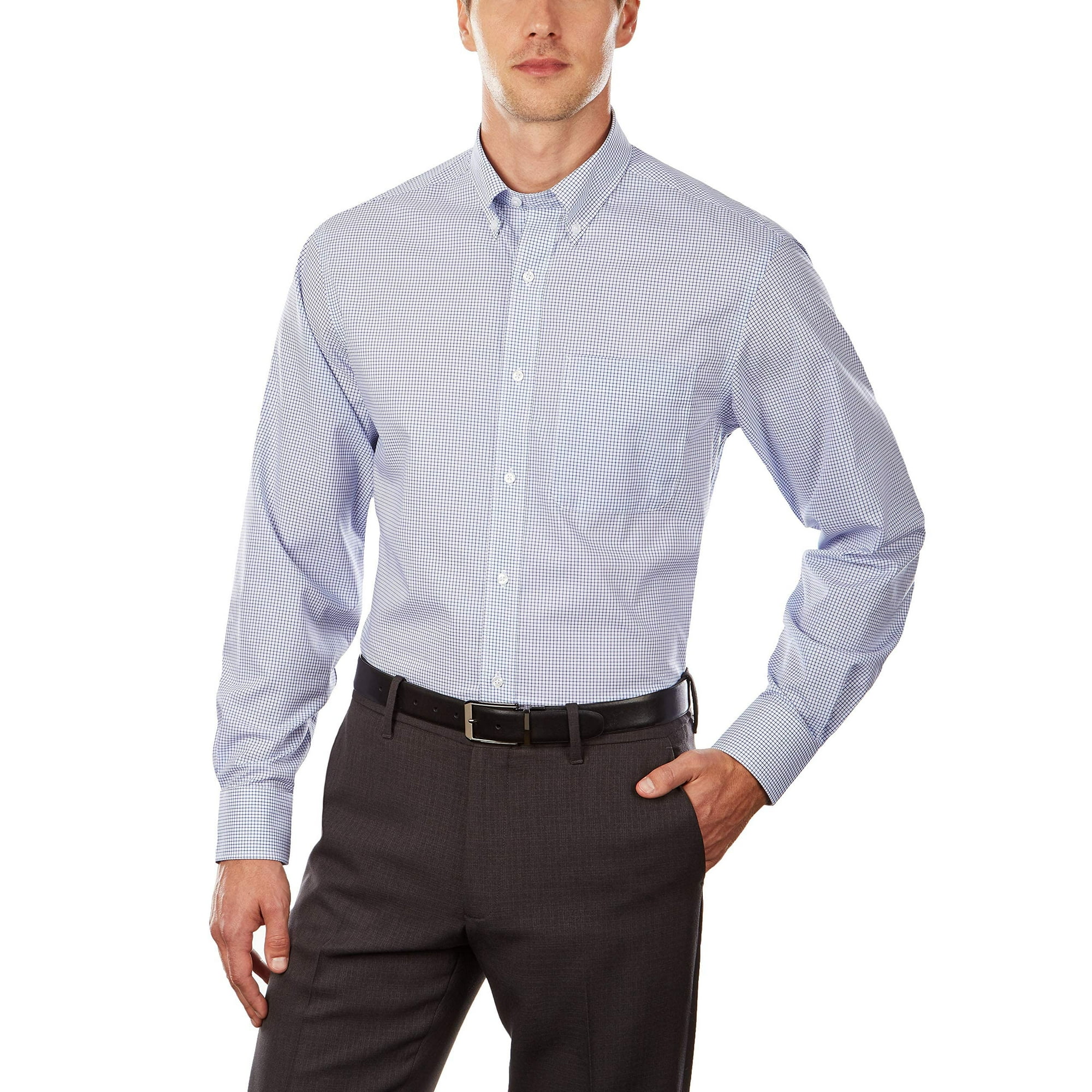 Camisa De Vestir Tommy Hilfiger, Corte Regular, No Planchada, Azul Vichy