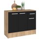 thumbnail image 2 of Mueble Cocina Madri Negro - Café, 2 of 5
