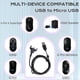 thumbnail image 4 of Cable USB de carga Qnanw 1,8 m para Logitech G403/G703/G900, 4 of 6