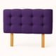 thumbnail image 1 of Respaldo 2 Plazas Botón Repujado Morado, 1 of 3