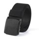 thumbnail image 1 of Xiao Hua Cinturón de Lona para Hombre, Hebilla de Plástico sin Metal, Adecuado para Trabajo y Deportes, Negro, 1 Pieza, 1 of 4