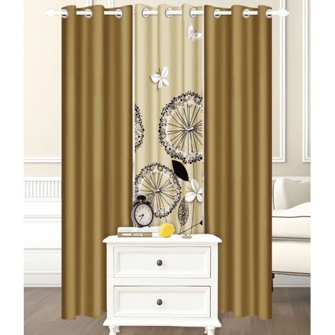 Tecnocasa - Cortinas De Tela 3 Paños 97X220Cm