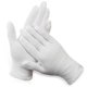 thumbnail image 1 of Guantes de algodón PAXCOO XL 24 cm blanco, 12 pares, 1 of 7
