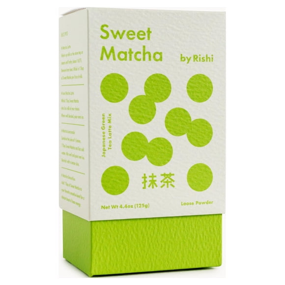 Té matcha, té Rishi, té dulce, 130 ml, endulzado orgánicamente