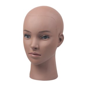 Ioensy - Cabeza De Maniquí Calva, Sombrero, Gafas, Peluca, Exhibición, Cabeza De Muñeca Para Salón En Casa