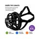 thumbnail image 5 of Bozal Canasta Perro XXL Negro Ajustable Razas Grandes, 5 of 7