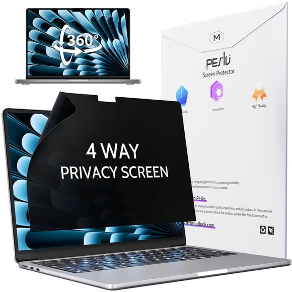 Protector de pantalla Peslv para MacBook Air 15" (2023-2026)