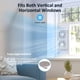 thumbnail image 5 of Ventilador de ventana Shinic Twin con mando a distancia de 23,8 a 37 cm de ancho, 5 of 9