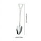 thumbnail image 2 of 10pcs Ice Cream Spoons, Dessert Spoons, Tea Spoons, Creative Shovel Stainless Steel Cake Coffee Spoons Fruit Spoon For Home, Kitchen Or Restaurant, 2 of 2