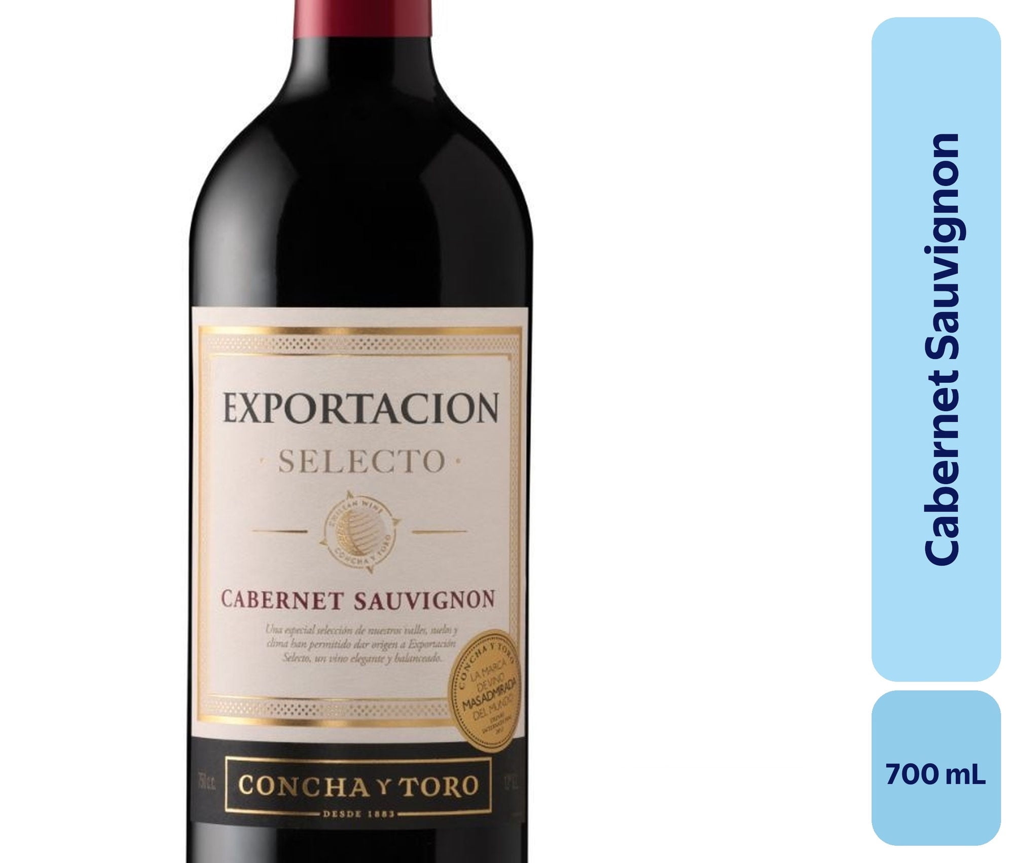 Vino Cabernet Sauvignon Botella 700 mL Exportacion Selecto