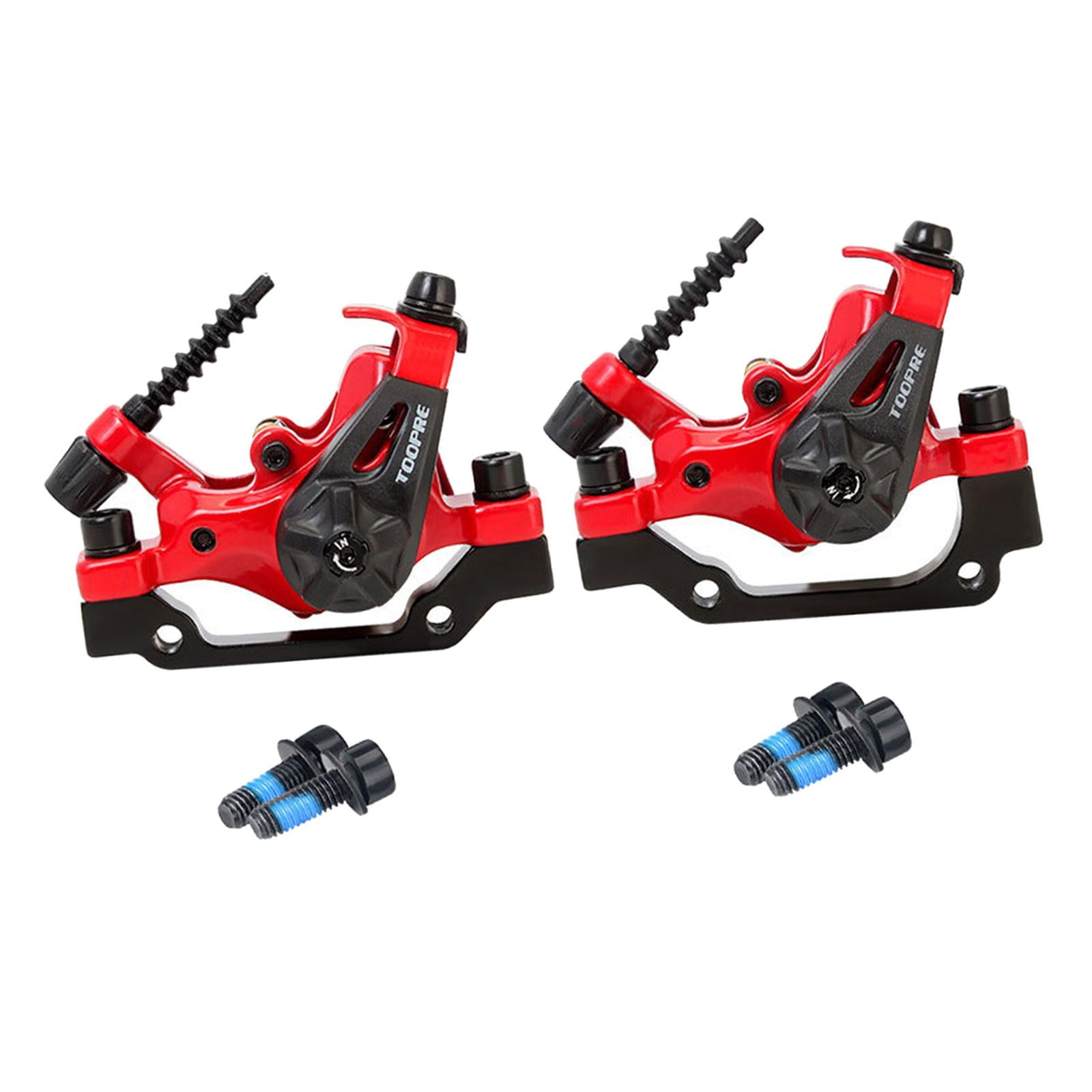 Ioensy - Línea De Freno De Disco De Bicicleta Freno De Tracción Para Bicicleta De Piñón Fijo Bicicleta De Montaña Ciclismo Delantero Y Trasero Rojo