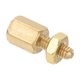 thumbnail image 4 of Tornillos de Separación M2.5X8mm+6mm, 100 Piezas Macho a Hembra Hexagonal Latón Separador de PCB Kit de Tornillo y Tuerca para Placa de Circuito de Computadora, Dorado, 4 of 6