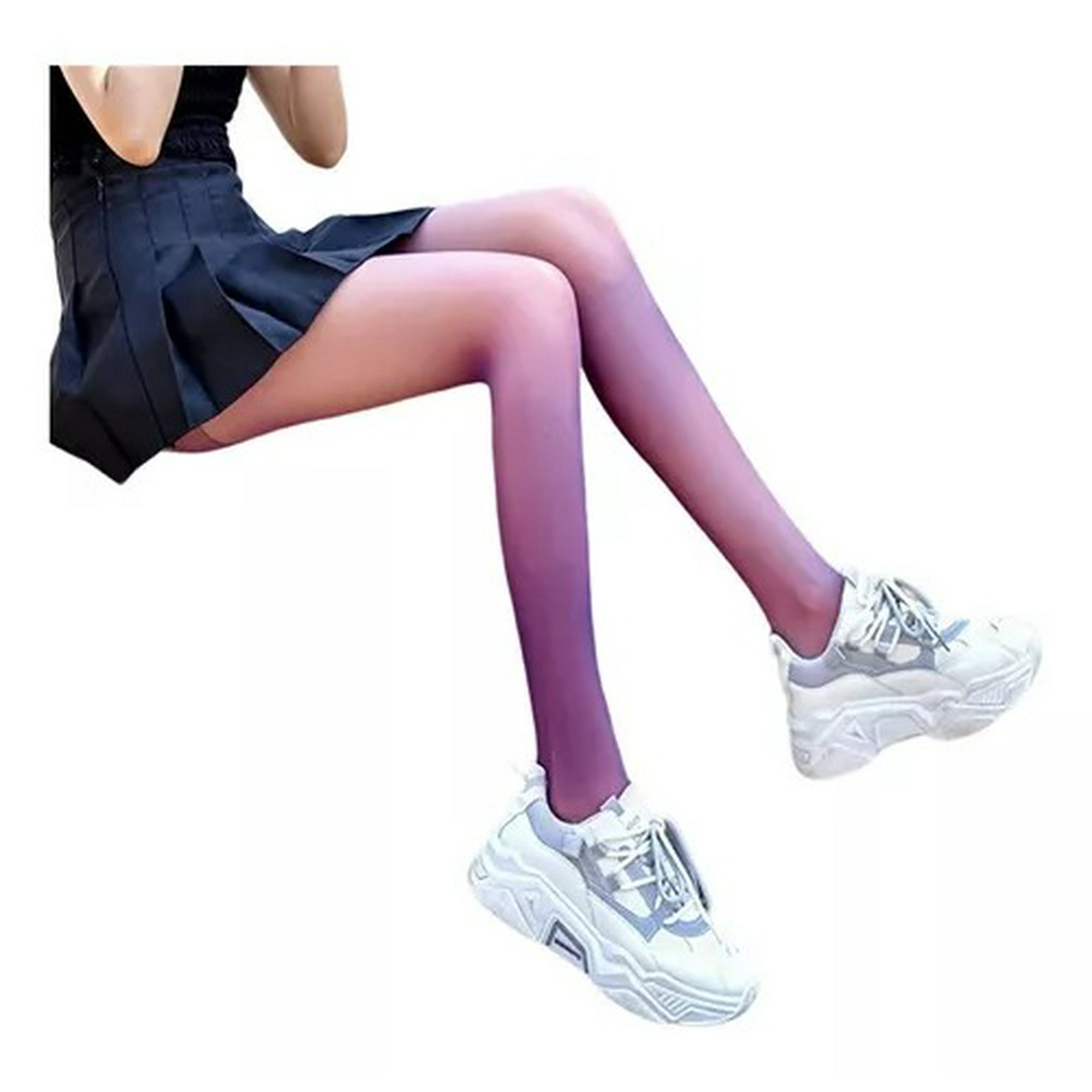 Me Señorita - Panty Semi Transparentes Con Degradado Para Mujer - Kawai - Lila