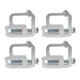 thumbnail image 5 of Abrazaderas De Montaje De Aluminio Resistente Para Chevy More Pick-up Truck Silver 4 Piezas, 5 of 5