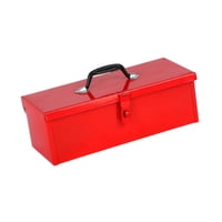 Magideal - Caja De Herramientas De Hierro Organizador De Herramientas De Herramientas Fáciles De Acceso Fácil, Caja De Herramientas Vacías Rojo, Multipropósito P