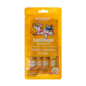 Sunipet - Snack Sunichups Urinary Care Para Gato 4 Tubos