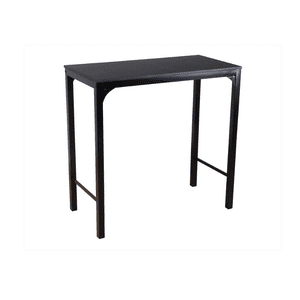 Habita2 Chile - Mesa De Bar Black Con Cubierta 100Cm