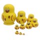 thumbnail image 2 of 10 Piezas De Pato Amarillo Pintado De Madera Ruso Mu?ecas De Anidación Juguetes Matryoshka, 2 of 4