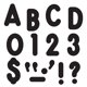 thumbnail image 1 of Carcasa superior con diseño de tablón de anuncios, diseño de cartelera, 7 cm, color negro, 1 of 3