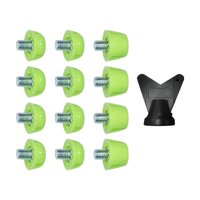 Ioensy - 12X Tacos Para Botas De Fútbol Para Zapatillas Deportivas Entrenamiento Deportivo Para Interiores Y Exteriores Verde